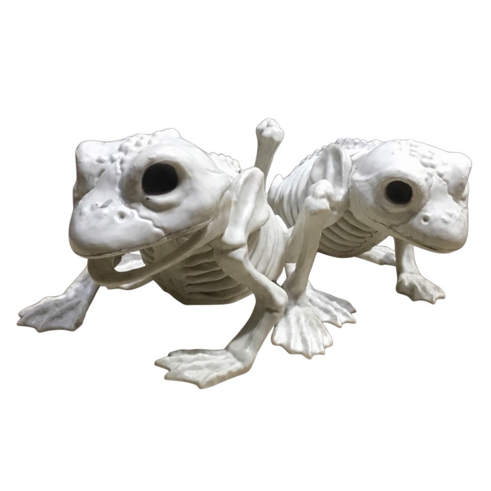 Crazy Bonez Skeleton Frog Halloween Decoration Prop
